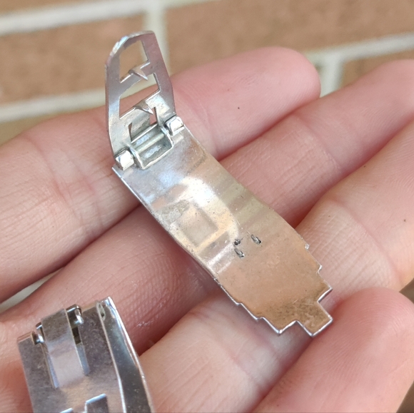 Antique Art Deco Pearl And Paste Dress Clips - Picture 7 of 8